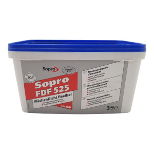 Sopro FDF 525  Fl&auml;chen Dicht flexibel grau -  3 kg