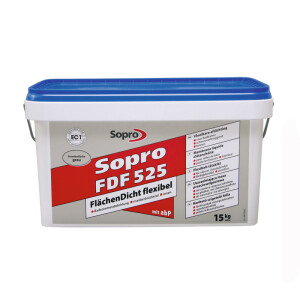 Sopro FDF 525  Fl&auml;chen Dicht flexibel grau -  15 kg